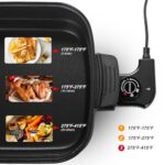 AEWHALE 3-in-1 Multifunctional Electric Grill,Electric Skillet Nonstick with Lids 1400W Party Griddle for Cooking Meats &Pancake