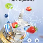 Ganiza Blender for Smoothies, 14Pcs Personal Blender for Shake and Smoothies for Kitchen with 3 Portable Blender Cups (1x24oz & 2X17oz), Single Serve Smoothie Maker, Nutritious Recipe Smoothie Blender