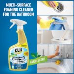 CLR Brilliant Bath Foaming Bathroom Cleaner Spray – For Use On Toilet, Bath, Shower, Sink, Glass, Stainless Steel – Fresh Scent, 26 Ounce Bottle (Pack Of 2)