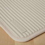 KitchenAid Ribbed Soft Silicone Pot Holder 2-Pack Set, Milkshake Tan, 7″x9″