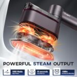 Travel Steamer – Portable Steamer for Clothes, 8FT Power Cord, Handheld Small Size Steam Iron Collapsible Design, Travel College Dorm Home Essentials (Purple)