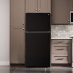 Kenmore 30 in. 18.2 cu. ft. Capacity Refrigerator/Freezer with Adjustable Glass Shelving, Humidity Control Crispers, Gallon Door Bins, ENERGY STAR Certified, Black