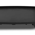 Elite Gourmet EGR-2722B Electric 10.5″ x 8.5″ Griddle, Cool-touch Handles Non-Stick Surface, Removable/Adjustable Thermostat, Skid Free-Rubber Feet, Black