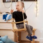 MIXIN Little Big Kids Boys and Girls Home Indoor Outdoor Slippers Hard Sole Size 2 3 M Dark Blue