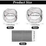 60 Pcs Dance Hair Nets for Buns Black Hair Nets with Pins Kitchen Hairnets for Women Dance Foodservice Bun Making Ballet Versatile Hairstyling Food Service Workers Men 50 cm 60cm Lace Iron Alloy