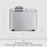 Custom Loaf Bread Maker, Brushed Stainless Steel