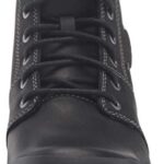 KEEN Men’s The Rocker 2 Mid Height Leather Waterproof Fashion Boot, Black, 12 M US