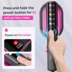 Travel Steamer for Clothes, 1200W Portable Steamer ? Iron 2 In 1, 13s Heat Up, LED Touch Display with 5 Modes, Large Ceramic Heat Panel, 110ml Tank, Garment Steamer for Home and Travel