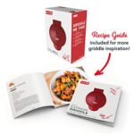 DASH 8” Express Electric Round Griddle for for Pancakes, Cookies, Burgers, Quesadillas, Eggs & other on the go Breakfast, Lunch & Snacks – Aqua