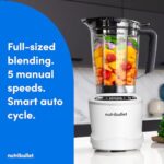 nutribullet SmartSense 5-speed, full-size blender, 1400 Watt- Matte White