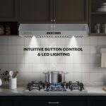 Empava Ductless/Ducted Range Hood Under Cabinet 30 Inch, Touch Control Timer & Clock Setting, 300 CFM 3-Speeds, Plug in, Stainless Steel