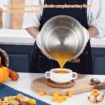 SPEHKAOO Food Processor,5-Speed Electric Food Chopper,Meat Grinder 5L(20Cups) with Two 6-Blade Sets,500W Powerful Vegetable Chopper Used for Dough Mixing,Meat, Nuts, Fruits, Garlic and Vegetables