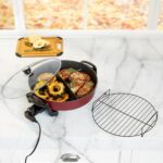 Curtis Stone Dura-Pan 14″ Electric Skillet with Removable Divider (Renewed)