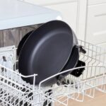 12″ Round Ceramic Skillet – Black Nonstick Electric Fry Pan with 1200W Power – Removable Temp Control & Dishwasher Safe – For Searing, Frying, Baking