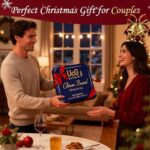 Tiered Charcuterie Board Gift for Women: Bamboo 360° Rotating Round Base with 4 Swivel Trays – White Elephant Gift, Holiday Hosting, Christmas, Birthday, Parties, House Warming Gift for Couples