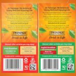 Twinings Tea Variety 2-Pack – English Breakfast, Caffeinated + Irish Breakfast, Decaffeinated, Black Tea Bags, Individually Wrapped, 20 Count Each