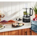 KitchenAid 9-Cup Food Processor Plus Julienne Disc Slice Shred Chop Stir Whipping Dough blade Black Matte
