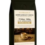 FLORIANUS COFFEE – Medium Roast – Espresso Ground – 17.64 oz (500g) – 100% Arabica – Peruvian Coffee with Smooth & Bold Flavor