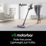 Dyson V9 Motorbar Cordless Vacuum, Cleans Hard Floors and Carpets, Detangles, Converts to Handheld, 100AW, 3 Power Modes, Up to 40 Minutes¹