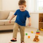 Boys Home Slippers Kids Warm Bedroom Slippers Fur Lined Winter Indoor Shoes (Toddler/Little Kid/Big Kid)