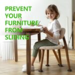 Non Slip Furniture Pads – 2″ Anti Skid Caster Cups, 12PCS Round Furniture Coasters for Hardwood Floors, Anti Slide Furniture Cup Bed Couch Floor Protectors,Furniture Stoppers to Prevent Sliding(Black)