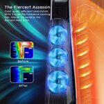 Anspect PS5 Cooling Fan, PS5 Accessories with High Efficiency Cooling Fans(7000RPM), Air Balance Blade, USB3.0 Hubs, Compatible with PlayStation 5 Console Digital/CD Version(Not for PS5 Slim/Pro)