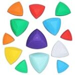 hatleues 13Pcs Kids Stepping Stones, Indoor & Outdoor Activity for Toddlers,Balance Stepping Stones Balance Beam for Kids, Toddlers Sensory Stepping Stones, Sensory Play Set,Non-Slip Edges (Multicolor)