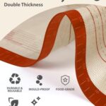 Silicone Baking Mat, 24″ x 16″ Baking Mat, Pastry Rolling Sourdough Baking Mat Supplies for Making Pizza, Pie, Cookies, Bread