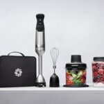 Vitamix 5-Speed Immersion Blender 5-Piece Bundle, 625-Watt Motor, One-Handed Operation, 5 ft cord, includes Mini-Chopper, Blending Jar, Whisk Attachment & Storage Case, Stainless Steel/Black