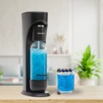 Drinkmate OmniFizz Sparkling Water and Soda Maker, Carbonates Any Drink – Special Bundle – Includes 60L CO2 Cylinder, Two Carbonation Bottles, and Fizz Infuser (Matte Black)