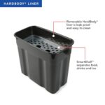 Titan by Arctic Zone Zipperless Soft Sided Cooler with HardBody Liner and SmartShelf, Insulated Bag with Shoulder Strap for Lunch and Travel, 16 Can Capacity, Sharkskin Gray