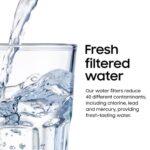 SAMSUNG Genuine Filter for Refrigerator Water and Ice, Carbon Block Filtration for Clean, Clear Drinking Water, 6-Month Life, HAF-CIN/EXP, 1 Pack